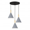 Светильник подвесной EVOLUCE Черный/Серый E27 3*40W           SLE1255-433-03