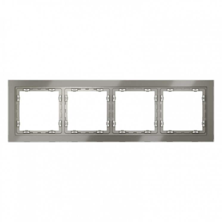 Рамка 4 поста VOLTUM VLS110404 шелк