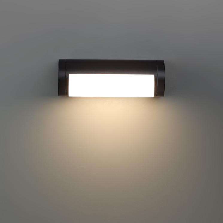 Фасадный светильник ODEON LIGHT 7117/12WL черный/металл IP65 LED 12W 800Лм 3000K 220~240V 115° TWINSET Ширина 17,6 см Высота 11 см