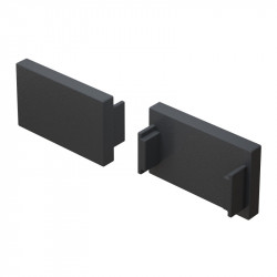 Заглушка для встраиваемого шинопровода, 2 шт. Maytoni Technical  Basity TRA172EC-12B Accessories for tracks Basity