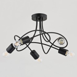 Потолочный светильник Alfa 24075 Targo Black