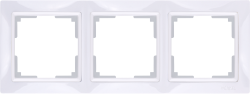 Рамка на 3 поста белый, basic Werkel W0032001 (WL03-Frame-03 Snabb basic)