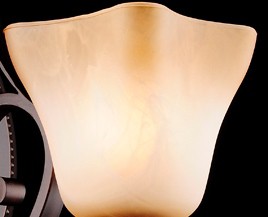 Рассеиватель стеклянный бежевого цвета