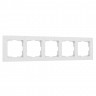 Рамка на 5 постов (белый) W0052401 Werkel