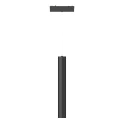 Магнитный трековый светильник SKYFLAT ST Luce  Черный LED 1*7W 4000K 430Lm Ra>90 36° IP20 D30xH300 48V   ST680.443.07