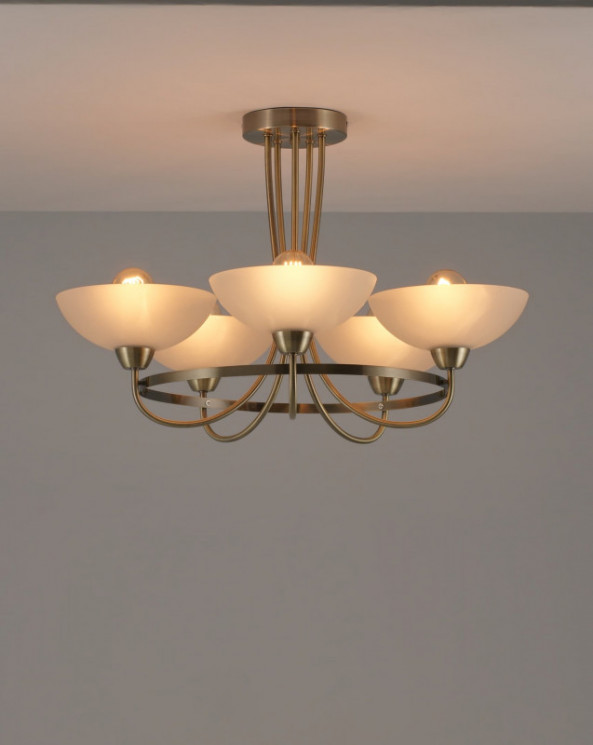 Люстра на штанге Moderli V1204-5C LIONE