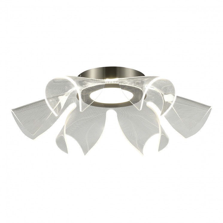 Светильник потолочный ST Luce Никель/Прозрачный LED 1*20W 4000K         SL6235.102.20