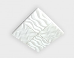 Управляемый светильник Ambrella light FP2381 WH 128W D500*500 ORBITAL PARUS