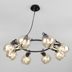 Подвесная люстра Eurosvet 70119/8 черный Mateo