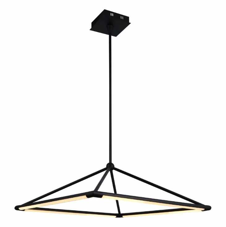 Потолочная люстра Gerhort Gh61t242/4BK BK+WT LED 31W 3000K