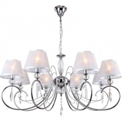 Люстра подвесная Stilfort 1008/09/08P Loretto 8*E14*40W