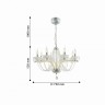 Люстра подвесная Favourite 2424-8P Prunk