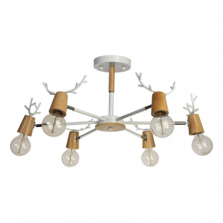 Люстра на штанге LOFT IT 10024/6 White SVEN