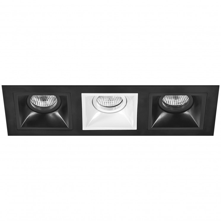 Комплект из светильников и рамки DOMINO  Lightstar D537070607