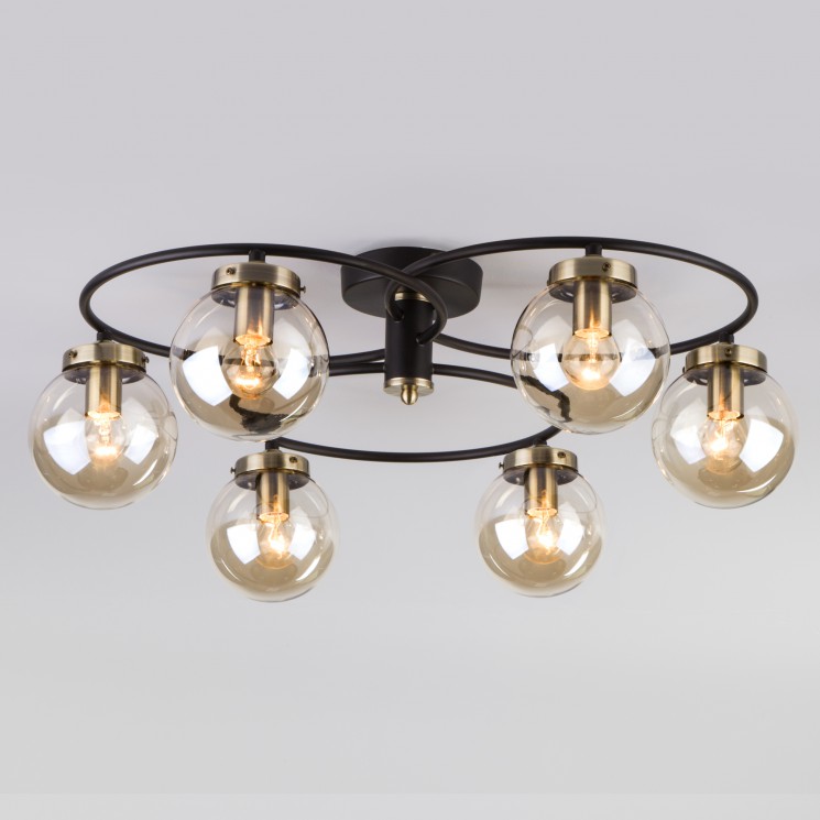 Потолочный светильник  Eurosvet Link 70104/6 черный