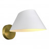 Светильник настенный EVOLUCE Латунь/Белый E14 1*60W           SLE1253-311-01
