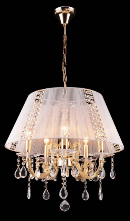 Люстра Eurosvet 3419/5 золото/белый Strotskis