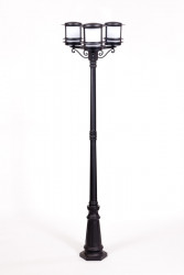 Уличный фонарный столб YAOHUALUX 68309B Bl opal TOKIO
