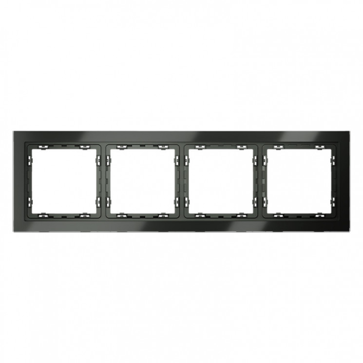 Рамка 4 поста VOLTUM VLS110406 титан