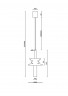 Подвесной светильник Maytoni MOD255PL-01B4