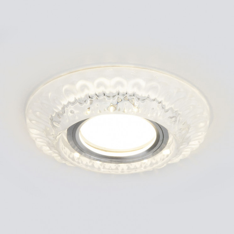 Встраиваемый светильник Elektrostandard 7247 MR16 СL прозрачный Poski