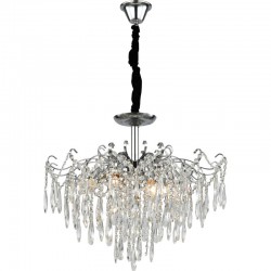 Люстра подвесная хрустальная Stilfort 1037/09/06P Susana 6*E14*40W