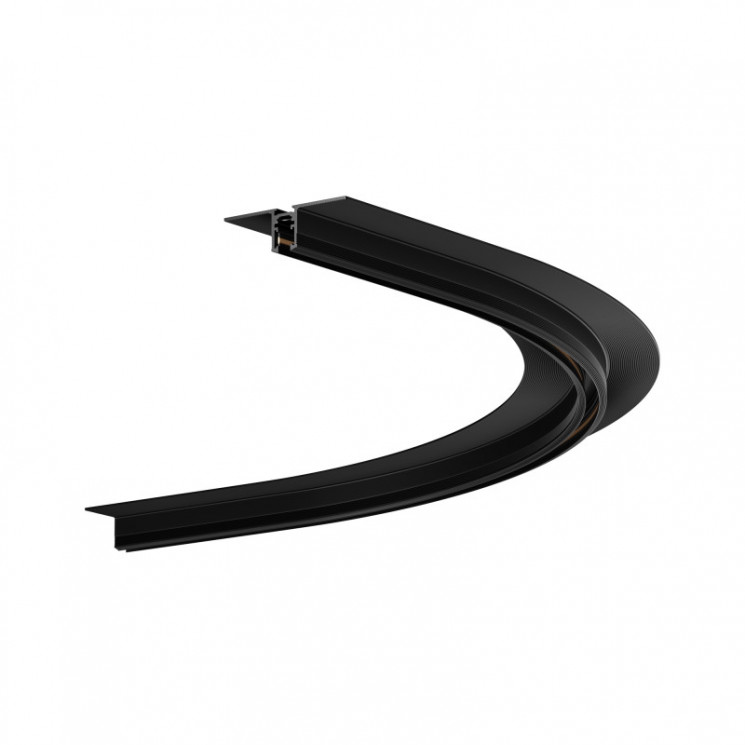 Коннектор радиусный D600 встраиваемый под ГКЛ 9,5мм Maytoni Technical  Levity TRA184-R600-12B Accessories for tracks Levity