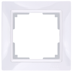 Рамка на 1 пост белый, basic Werkel W0012001 (WL03-Frame-01 Snabb basic)
