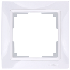 Рамка на 1 пост белый, basic Werkel W0012001 (WL03-Frame-01 Snabb basic)