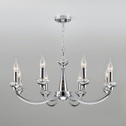 Подвесной светильник  Eurosvet Garda 60096/8 хром
