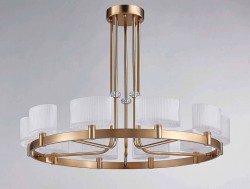 Подвесная люстра Newport 4338+2/C gold