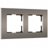 Рамка на 2 поста Slab (бронза матовый) Werkel W0022963