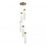Светильник подвесной ST Luce Латунь/Прозрачный LED 5*12W 4000K         SL6236.303.05