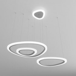 Подвесная люстра Eurosvet 90230/3 серебро Leggero