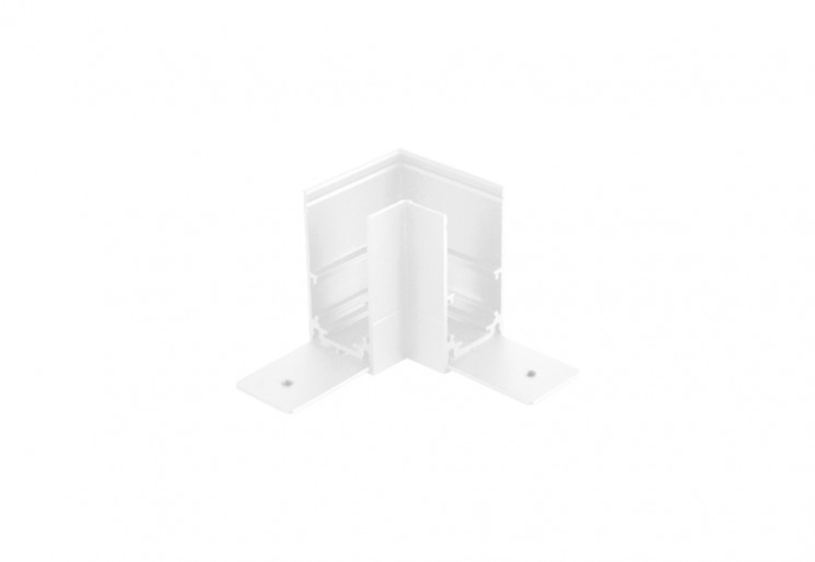 Соединитель для магнитного накладного шинопровода угловой Crystal Lux CLT 0.213 04 WH