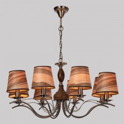 Люстра Eurosvet 60027/8 античная бронза