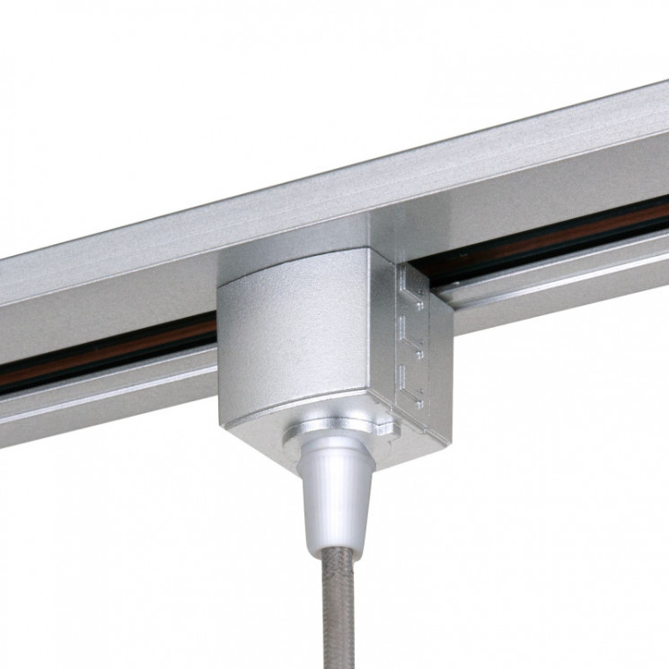 Адаптер Elektrostandard TRLM-1-CH /Коннектор для однофазного шинопровода серебро Track Silver