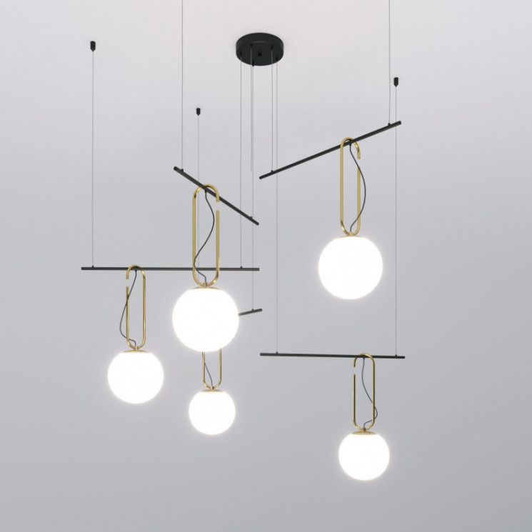 Подвесной светильник Eurosvet 70143/5 черный Riche