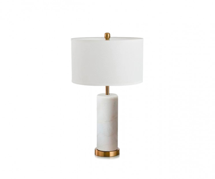 Kink Light 07700-2T,01-20(01) Настольная лампа Тайла белый/бронза d38 h65 E27 1*40W