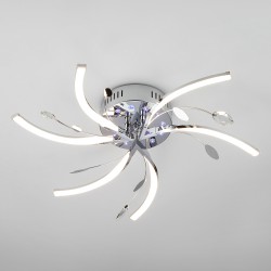 Потолочный светильник  Eurosvet Windmill 90125/6 хром