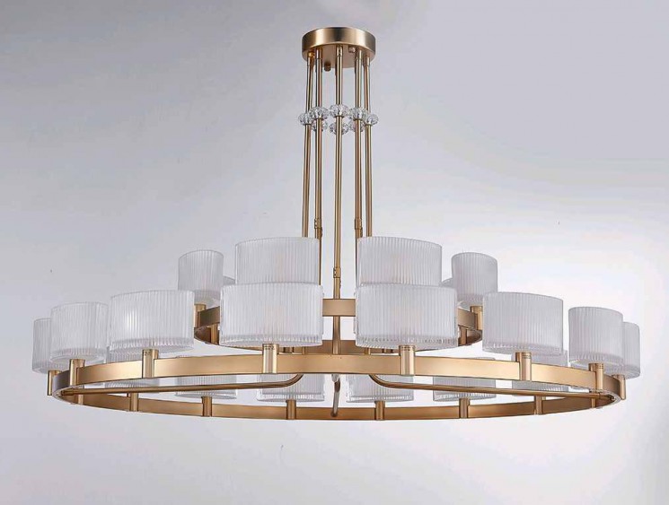 Подвесная люстра Newport 4338+16/C gold