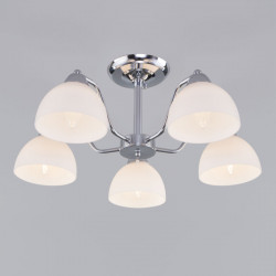 Люстра на штанге Eurosvet 30172/5 хром Carissa