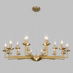 Подвесная люстра Eurosvet 60150/18 латунь CARISO