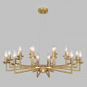 Подвесная люстра Eurosvet 60150/18 латунь CARISO