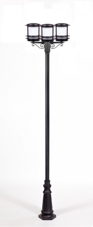 Уличный фонарный столб YAOHUALUX 68310B B2 Bl opal TOKIO