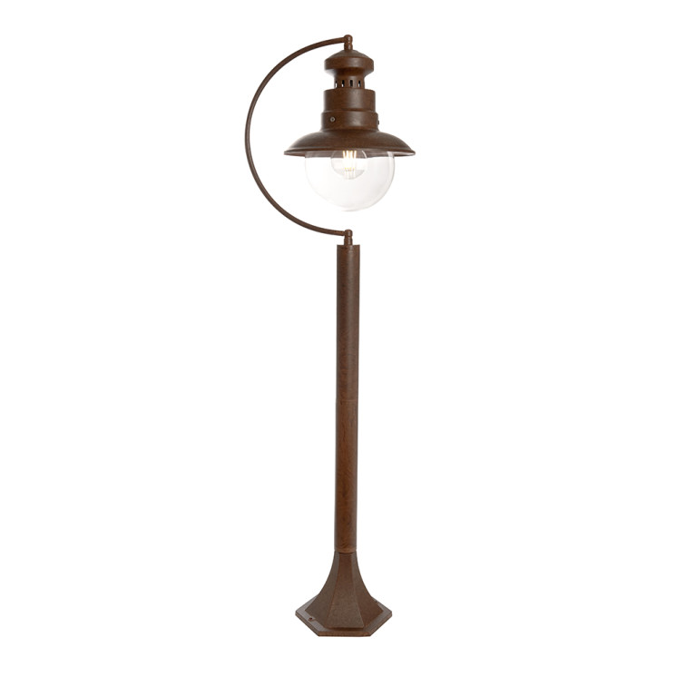 Светильник садово-парковый светильник Feron PL576 60W 230V E27, коричневый 11624 Барселона