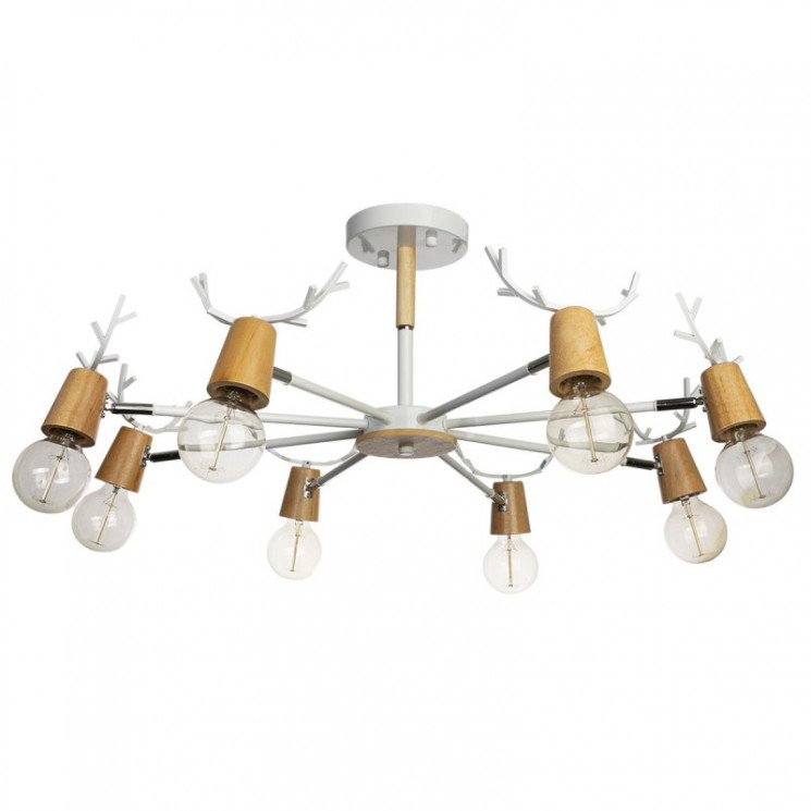 Люстра на штанге LOFT IT 10024/8 White SVEN