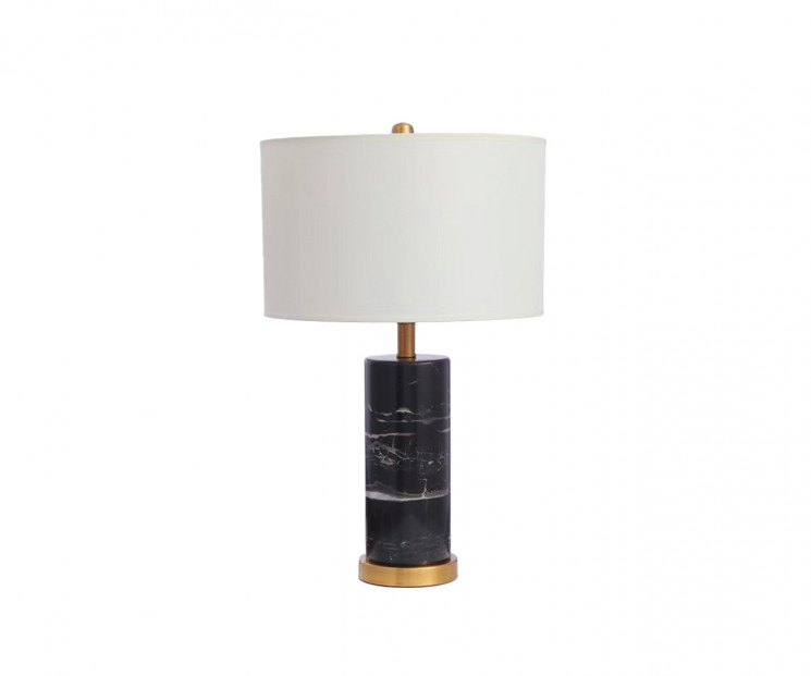 Kink Light 07700-2T,19-20(01) Настольная лампа Тайла черный/бронза/белый d38 h65 E27 1*40W