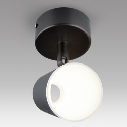 Светодиодный светильник Eurosvet DLR025 5W 4200K черный матовый Snappy