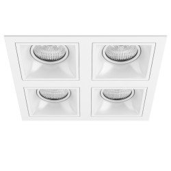 Комплект из светильников и рамки DOMINO  Lightstar D54606060606